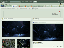 Tablet Screenshot of mckronic.deviantart.com