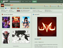 Tablet Screenshot of maniaxoi.deviantart.com