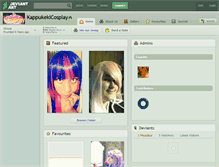 Tablet Screenshot of kappukekicosplay.deviantart.com