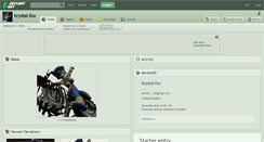 Desktop Screenshot of krystal-fox.deviantart.com