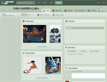 Tablet Screenshot of chris-sanders-club.deviantart.com