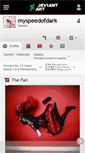 Mobile Screenshot of myspeedofdark.deviantart.com