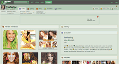 Desktop Screenshot of freefeeling.deviantart.com
