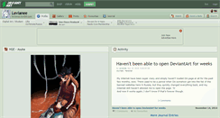 Desktop Screenshot of levianee.deviantart.com