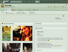 Tablet Screenshot of bess-dear.deviantart.com
