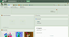 Desktop Screenshot of jhalo.deviantart.com