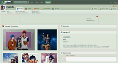 Desktop Screenshot of maple86.deviantart.com