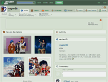 Tablet Screenshot of maple86.deviantart.com