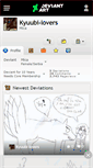 Mobile Screenshot of kyuubi-lovers.deviantart.com