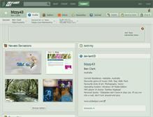 Tablet Screenshot of bizzy43.deviantart.com