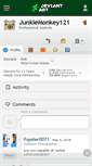 Mobile Screenshot of junkiemonkey121.deviantart.com