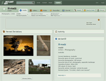 Tablet Screenshot of lil-madz.deviantart.com