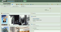 Desktop Screenshot of dragonflydigital.deviantart.com