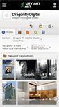 Mobile Screenshot of dragonflydigital.deviantart.com