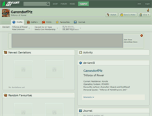 Tablet Screenshot of ganondorfplz.deviantart.com