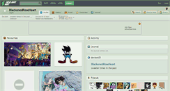 Desktop Screenshot of blackenedroseheart.deviantart.com