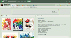 Desktop Screenshot of gezusfreek.deviantart.com