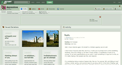 Desktop Screenshot of depressione.deviantart.com