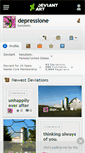 Mobile Screenshot of depressione.deviantart.com