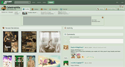 Desktop Screenshot of catastrophilia.deviantart.com