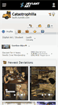 Mobile Screenshot of catastrophilia.deviantart.com
