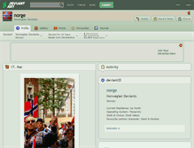 Tablet Screenshot of norge.deviantart.com