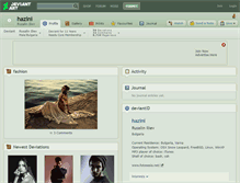 Tablet Screenshot of hazini.deviantart.com