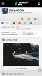 Mobile Screenshot of diary-of-din.deviantart.com