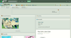 Desktop Screenshot of clef-x-umi.deviantart.com