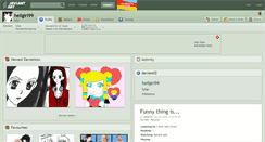 Desktop Screenshot of hellgirl99.deviantart.com