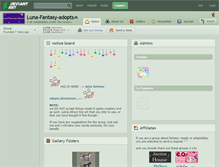 Tablet Screenshot of luna-fantasy-adopts.deviantart.com