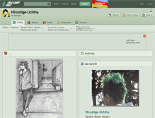 Tablet Screenshot of hiroshige-uchiha.deviantart.com