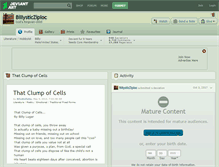 Tablet Screenshot of billysticziploc.deviantart.com