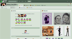 Desktop Screenshot of klaine-crisscolfer.deviantart.com