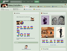 Tablet Screenshot of klaine-crisscolfer.deviantart.com