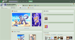 Desktop Screenshot of krystal-artists.deviantart.com