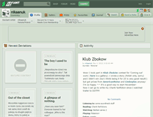 Tablet Screenshot of nikaanuk.deviantart.com