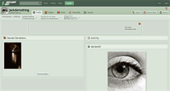 Desktop Screenshot of jackdornothing.deviantart.com