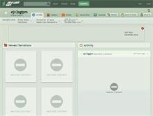 Tablet Screenshot of ejv2sgtpm.deviantart.com