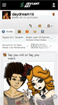 Mobile Screenshot of daydream16.deviantart.com