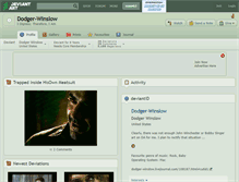 Tablet Screenshot of dodger-winslow.deviantart.com