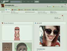 Tablet Screenshot of grimmairulez.deviantart.com
