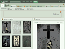 Tablet Screenshot of abreck.deviantart.com