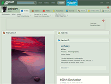 Tablet Screenshot of amhaley.deviantart.com