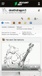Mobile Screenshot of deathdragon3.deviantart.com