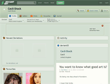 Tablet Screenshot of cecil-shock.deviantart.com