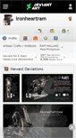 Mobile Screenshot of ironheartram.deviantart.com