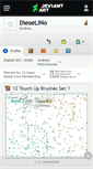 Mobile Screenshot of dieselino.deviantart.com