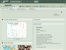 Tablet Screenshot of dieselino.deviantart.com
