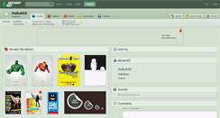 Desktop Screenshot of matu666.deviantart.com